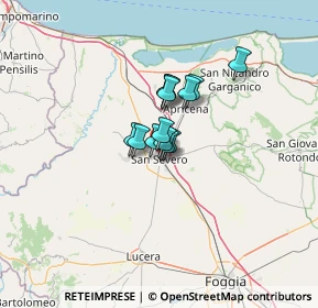 Mappa Via Vincenzo Nigri, 71016 San Severo FG, Italia (6.90231)