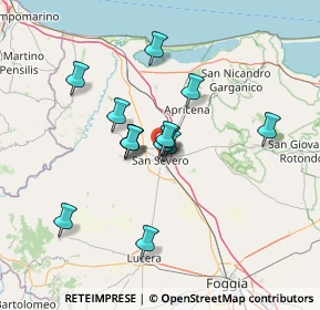 Mappa Via Vincenzo Nigri, 71016 San Severo FG, Italia (11.265)