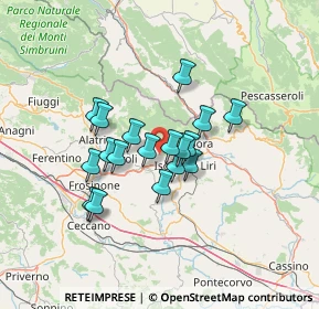 Mappa Via Sant'Angelo, 03025 Monte San Giovanni Campano FR, Italia (10.73278)
