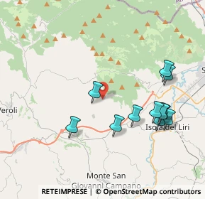 Mappa Via Sant'Angelo, 03025 Monte San Giovanni Campano FR, Italia (4.24)