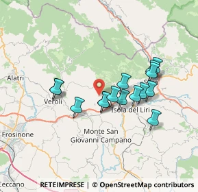 Mappa Via Sant'Angelo, 03025 Monte San Giovanni Campano FR, Italia (6.29733)