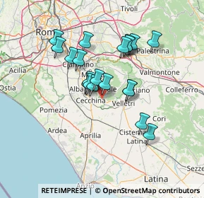 Mappa 00045 Genzano di Roma RM, Italia (12.2325)