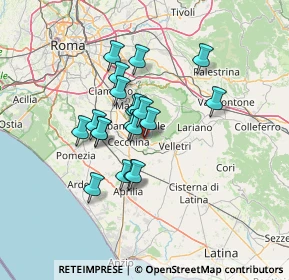 Mappa 00045 Genzano di Roma RM, Italia (10.7995)
