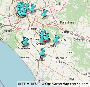 Mappa 00045 Genzano di Roma RM, Italia (17.00368)