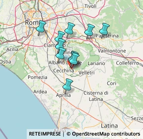 Mappa 00045 Genzano di Roma RM, Italia (10.41364)