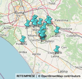 Mappa 00045 Genzano di Roma RM, Italia (9.81067)