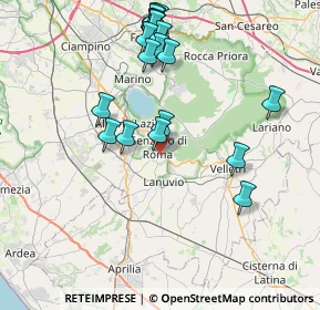 Mappa 00045 Genzano di Roma RM, Italia (8.8345)
