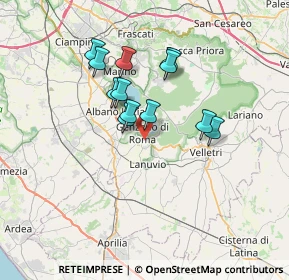 Mappa 00045 Genzano di Roma RM, Italia (5.9025)