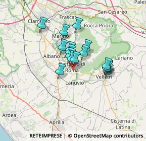 Mappa 00045 Genzano di Roma RM, Italia (5.22647)