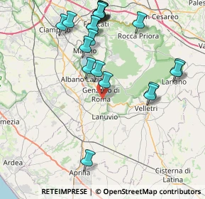 Mappa 00045 Genzano di Roma RM, Italia (9.5385)