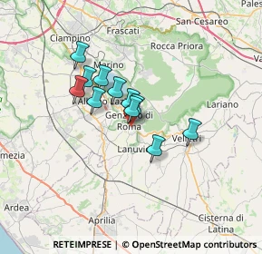 Mappa 00045 Genzano di Roma RM, Italia (4.98182)