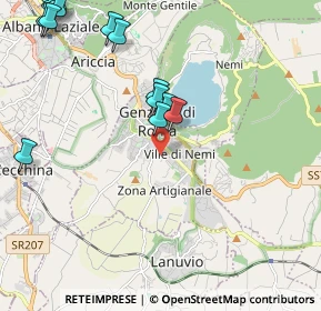 Mappa 00045 Genzano di Roma RM, Italia (2.84786)