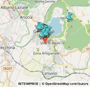 Mappa 00045 Genzano di Roma RM, Italia (1.00273)