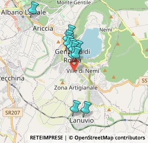 Mappa 00045 Genzano di Roma RM, Italia (1.55545)