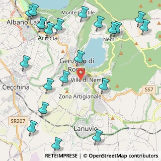Mappa Via Don Luigi Sturzo, 00045 Genzano di Roma RM, Italia (3.189)