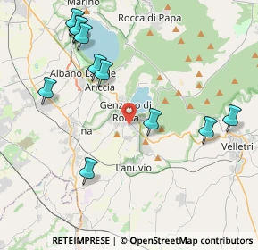 Mappa Via Don Luigi Sturzo, 00045 Genzano di Roma RM, Italia (4.97909)