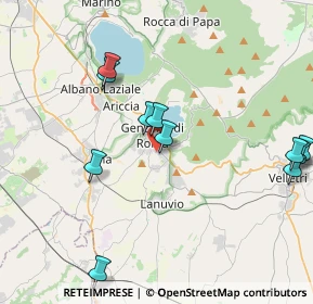 Mappa Via Don Luigi Sturzo, 00045 Genzano di Roma RM, Italia (4.71909)