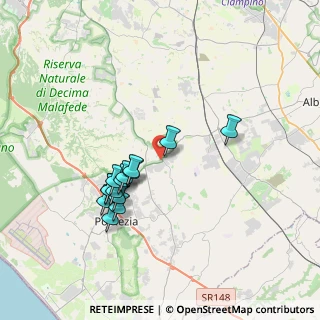 Mappa Via della Solfarata, 00071 Pomezia RM, Italia (3.47214)