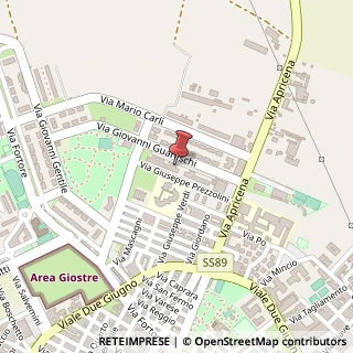 Mappa Via Giovanni Guareschi, 25, 71016 San Severo, Foggia (Puglia)