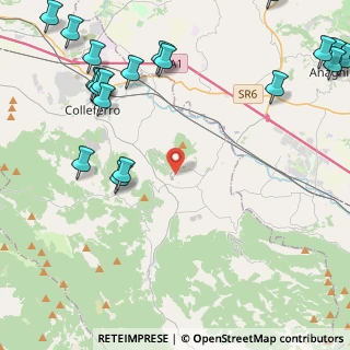 Mappa Contrada Legato, 00030 Gavignano RM, Italia (6.7095)