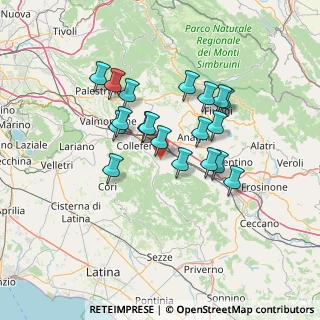Mappa Contrada Lepericchio, 00030 Gavignano RM, Italia (12.15579)