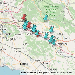 Mappa Contrada Lepericchio, 00030 Gavignano RM, Italia (12.60375)