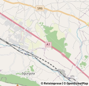 Mappa Via Osteria la Noce Fosso del Lupo, 03012 Anagni FR, Italia (1.676)