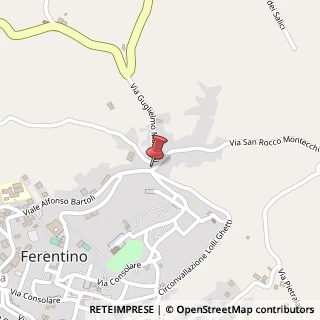 Mappa Viale Guglielmo Marconi, 72, 03013 Ferentino, Frosinone (Lazio)