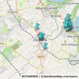 Mappa Via Friuli, 00041 Albano Laziale RM, Italia (2.54063)