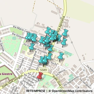 Mappa Via Guareschi Giovanni, 71016 San Severo FG, Italia (0.142)