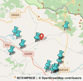 Mappa Via Santa Poppa, 03041 Alvito FR, Italia (5.433)