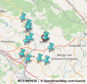 Mappa Piazza Plebiscito, 03029 Veroli FR, Italia (6.96846)