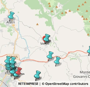 Mappa Piazza Plebiscito, 03029 Veroli FR, Italia (6.9045)