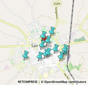 Mappa Via Bezzecca, 71016 San Severo FG, Italia (0.73417)