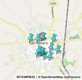 Mappa Via Bezzecca, 71016 San Severo FG, Italia (0.68)