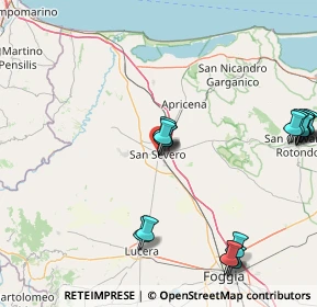 Mappa Via dei Mille, 71016 San Severo FG, Italia (21.08588)