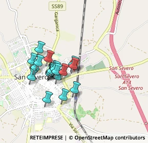 Mappa Sapzioconad San Severo Via Zannotti Ang, 71016 San Severo FG, Italia (0.792)