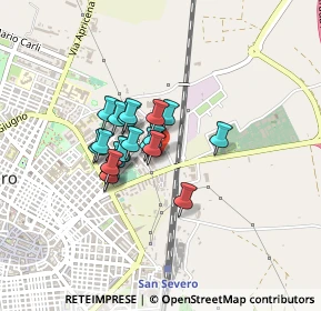 Mappa Sapzioconad San Severo Via Zannotti Ang, 71016 San Severo FG, Italia (0.2925)