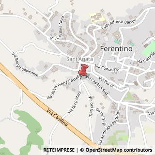 Mappa Via Cavour, 231, 03013 Ferentino, Frosinone (Lazio)