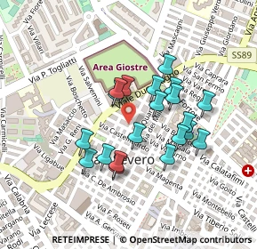 Mappa Via Castelfidardo, 71016 San Severo FG, Italia (0.1935)