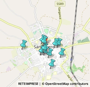 Mappa Via Castelfidardo, 71016 San Severo FG, Italia (0.62583)