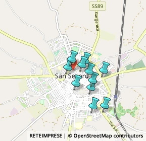 Mappa Via Castelfidardo, 71016 San Severo FG, Italia (0.64)