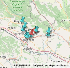 Mappa Via lega ernica, 03029 Veroli FR, Italia (8.8)