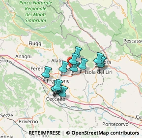 Mappa Via lega ernica, 03029 Veroli FR, Italia (10.29643)