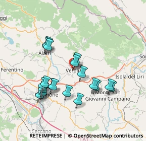 Mappa Via lega ernica, 03029 Veroli FR, Italia (7.352)