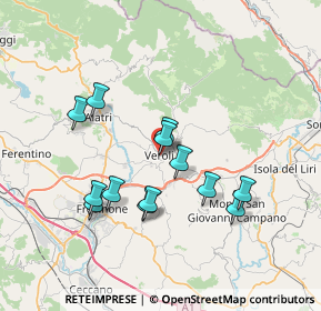 Mappa Via lega ernica, 03029 Veroli FR, Italia (6.88769)