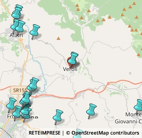 Mappa Via lega ernica, 03029 Veroli FR, Italia (6.8115)