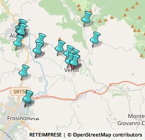 Mappa Via lega ernica, 03029 Veroli FR, Italia (4.4575)