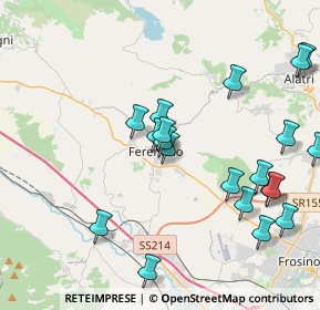 Mappa Piazza dell'Ospizio, 03013 Ferentino FR, Italia (4.666)