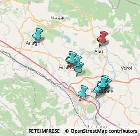 Mappa Piazza dell'Ospizio, 03013 Ferentino FR, Italia (7.068)